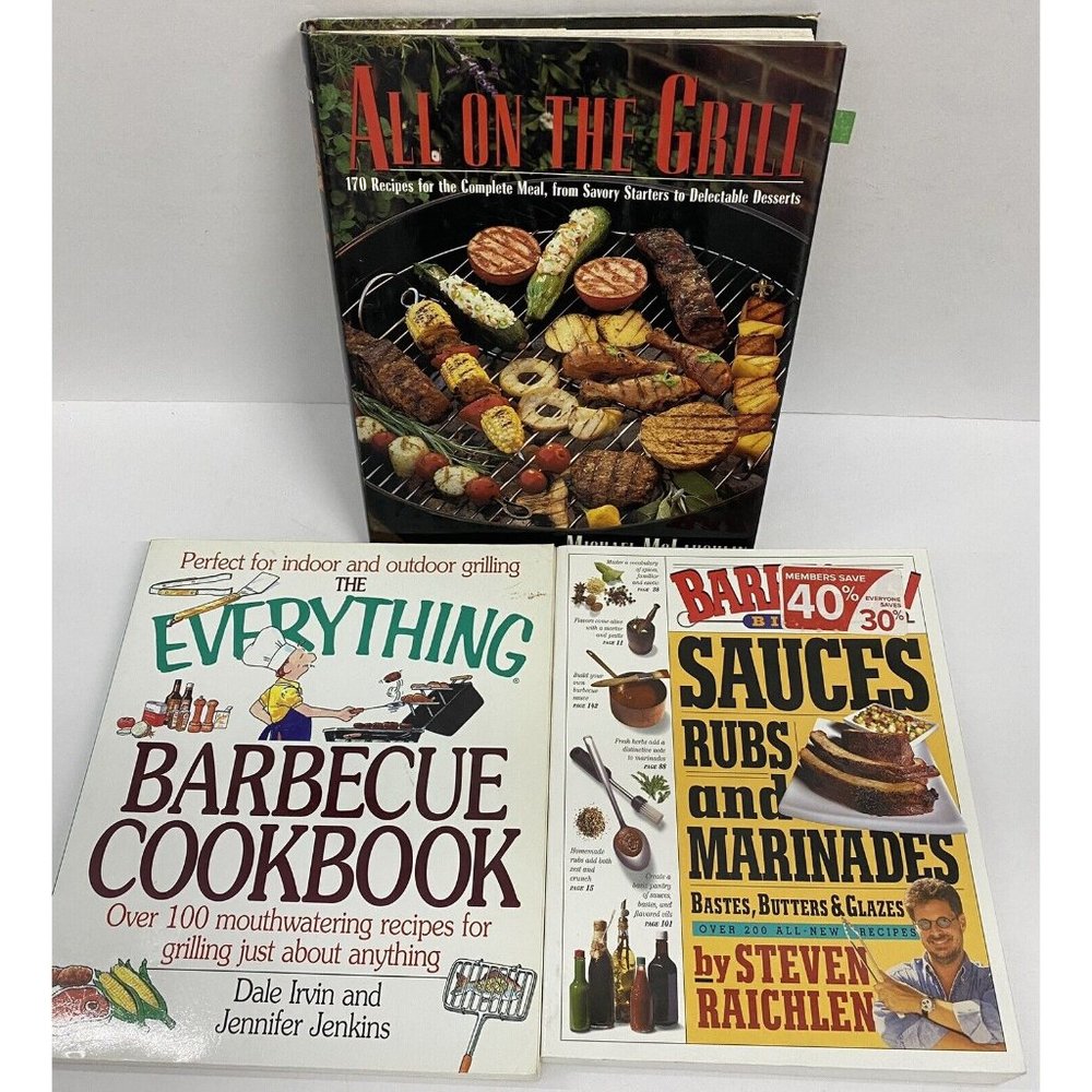 Barbecue Grilling 3 book bundle